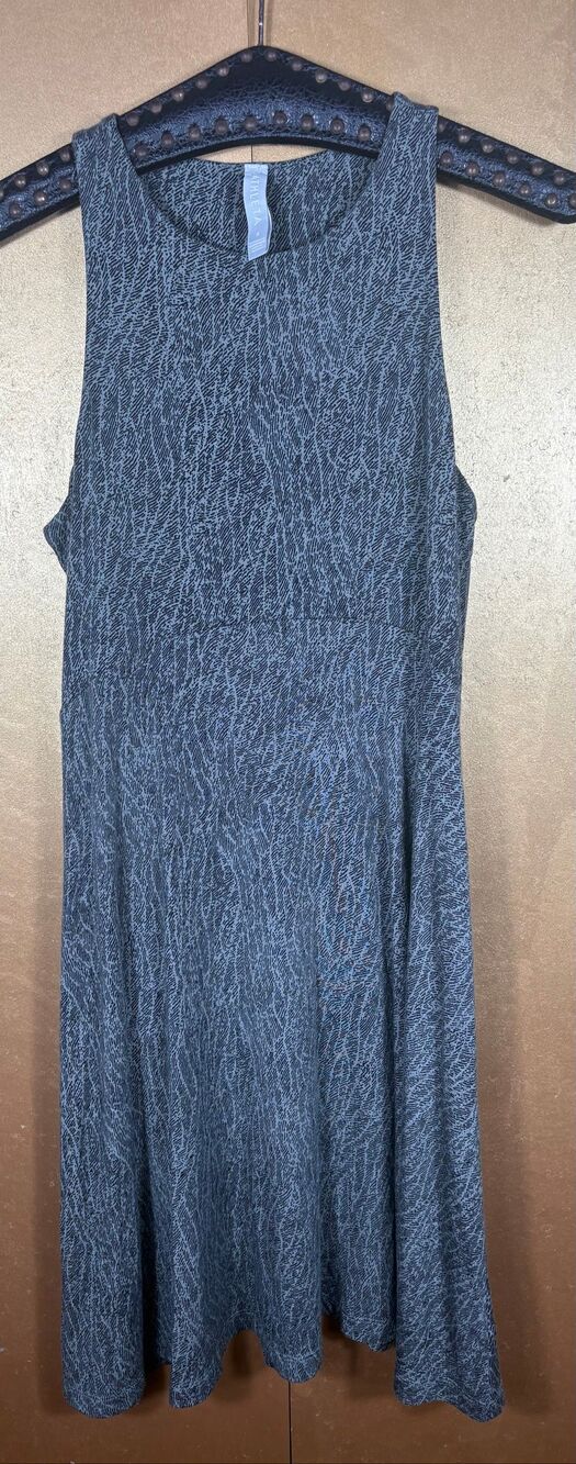 Athleta Santorini Thera Printed Dress Mojave Laurel Olive Green Size S